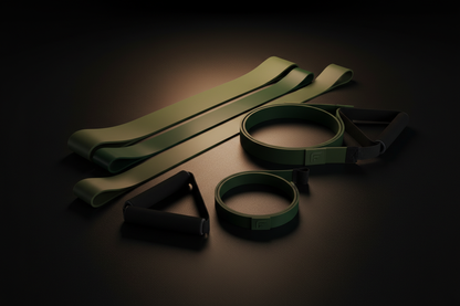 Green Resistance Bands Set