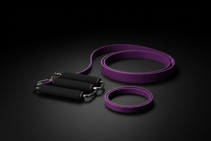 Purple Resistance Bands Set