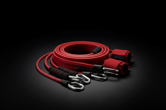 Red Resistance Bands Set