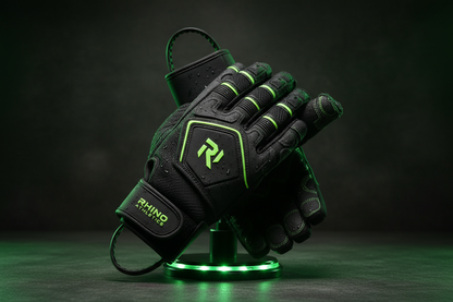 Weight Lifting Gloves - Green Logo